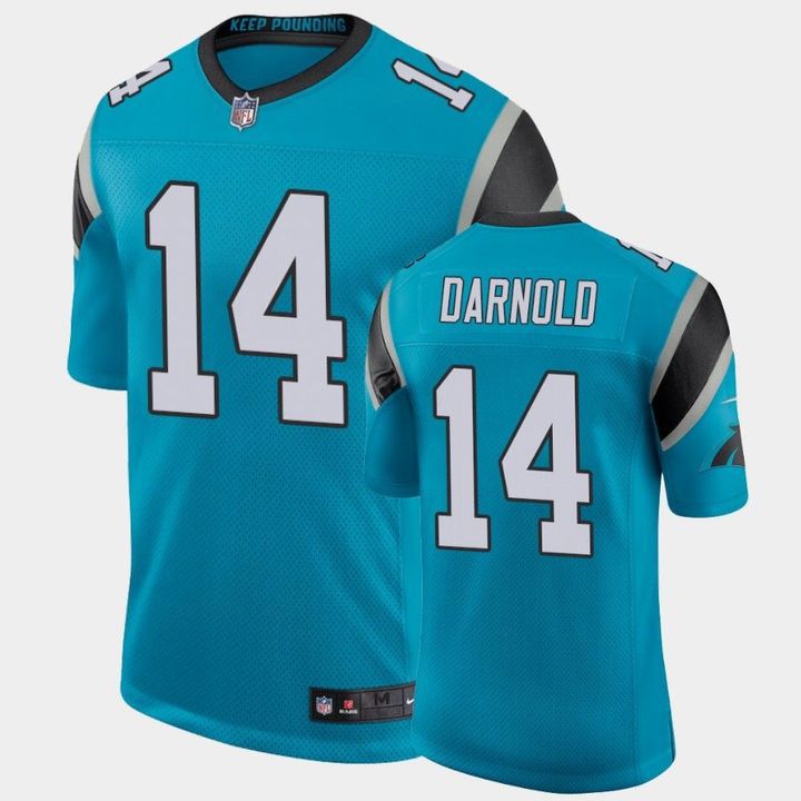 Men Carolina Panthers #14 Sam Darnold Nike Blue Limited NFL Jersey->carolina panthers->NFL Jersey